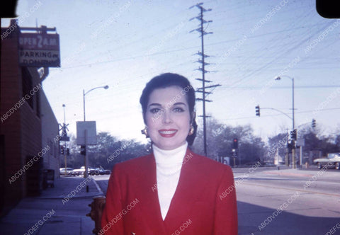 great candid Ann Miller caught out on the sidewalk 35m-8058