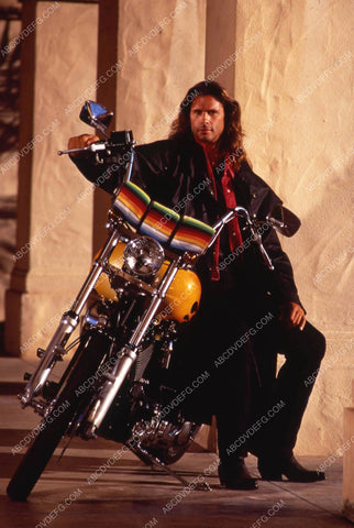Lorenzo Lamas on his chopper TV Renegade 35m-8350