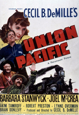 Barbara Stanwyck Joel McCrea film Union Pacific 35m-8415