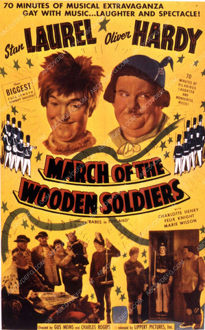 Stan Laurel Oliver Hardy film March of the Wooden Soldiers 35m-8424