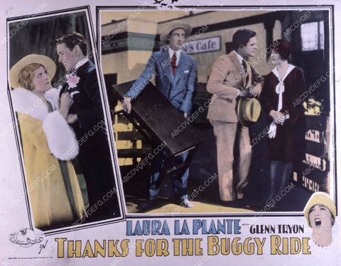 Laura La Plante Glenn Tryon silent film Thanks for the Buggy Ride 35m-8651