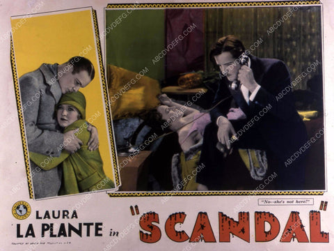 Laura La Plante John Boles silent film Scandal 35m-8661