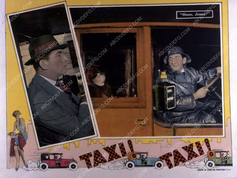 Edward Everett Horton Marion Nixon silent film Taxi Taxi 35m-8665