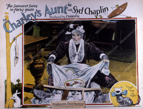 Syd Chaplin silent film Charley's Aunt 35m-8687