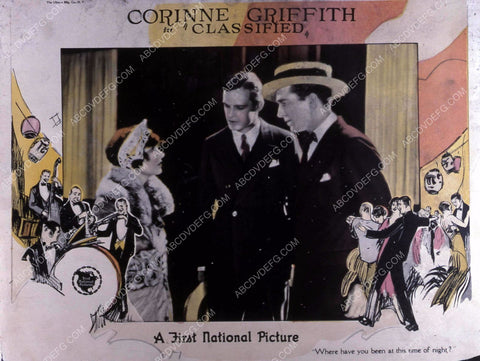 Corinne Griffith Jack Mulhall silent film Classified 35m-8691