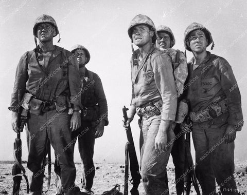 Forret Tucker John Agar and cast film The Sands of Iwo Jima 3602-16