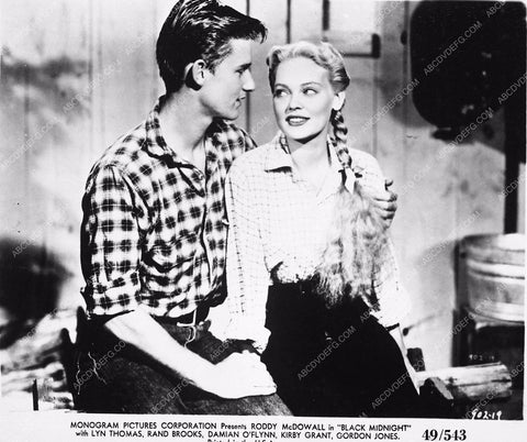 Roddy McDowall Lyn Thomas film Black Midnight 3602-29