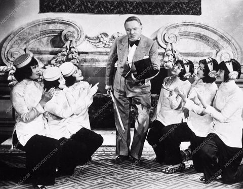 W.C. Fields and Chinese bellhop girls film International House 3634-06