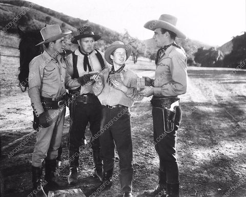 Tom Tyler Bob Steele Rufe Davis Benny Bartlett film Code of the Outlaw 3655-10