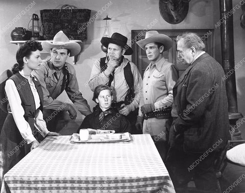 Tom Tyler Bob Steele Rufe Davis Benny Bartlett Linda Leighton film Code of the Outlaw 3655-22