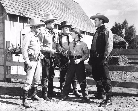 Tom Tyler Bob Steele Rufe Davis Benny Bartlett film Code of the Outlaw 3655-24