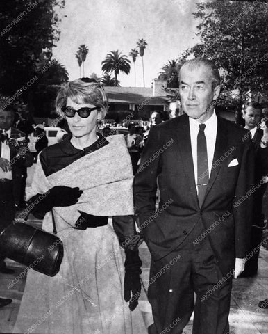 candid James Stewart and wife attending funeral 3684-19