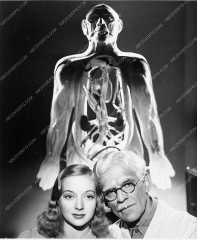 Boris Karloff Evelyn Keyes horror film Before I Hang 3724-20