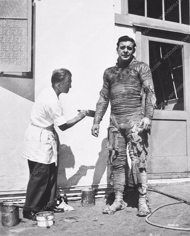 Jack Pierce makeup Lon Chaney Jr. as the Mummy's Ghost 3726-20