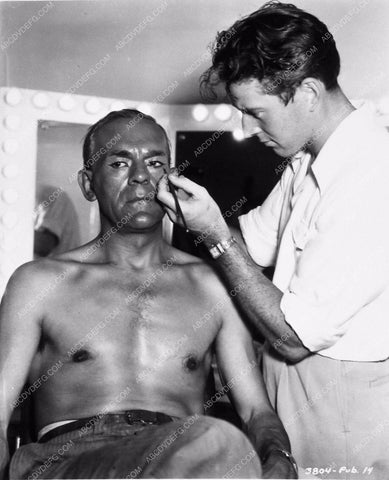 Boris Karloff makeup Gordon Bau? behind scenes Mr. Wong Detective 3727-11