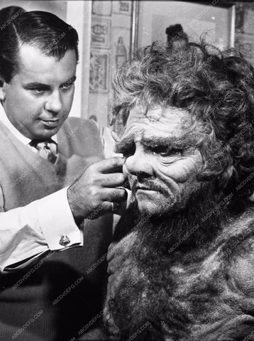 James Cagney behind the scenes film scene The man of 1,000 Faces 3727-24