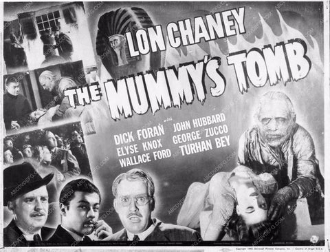 Lon Chaney Jr. add horror film The Mummy's Tomb 3727-31