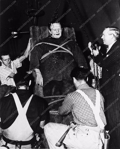 Son of Frankenstein Boris Karloff behind the scenes 3748-17