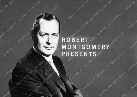 Robert Montgomery TV show promo Robert Montgomery Presents 3774-01