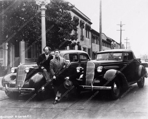 Three Stooges Moe Larry Curly and new automobiles 3774-35