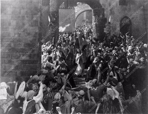 set and cast cool shot original classic silent film Intolerance 3790-19