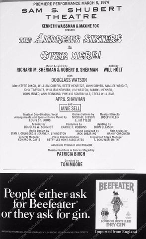 Patty Maxene Andrews Sisters live stage play Over Here Shubert Theatre3800-11