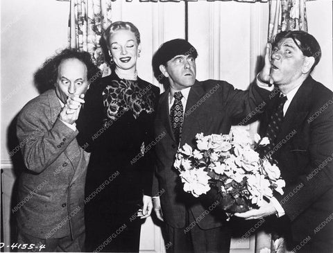 Three Stooges Moe Larry Shemp Lynn Davis short Baby Sitter Jitters 3873-03