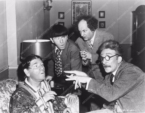 Three Stooges Moe Larry Shemp Emil Sitka short Scrambled Brains 3873-19