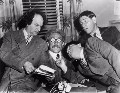 Three Stooges Moe Larry Shemp Emil Sitka short Scrambled Brains 3873-21