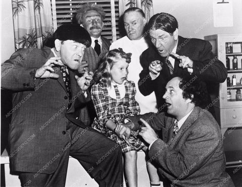 Three Stooges Moe Larry Shemp Emil Sitka short Scrambled Brains 3873-25