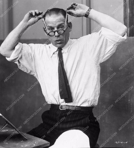 Lon Chaney Sr. testing his makeup skills with his box of tools 3949-35