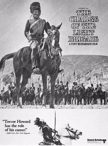 Trevor Howard ad slick Charge of the Light Brigade 3988-02