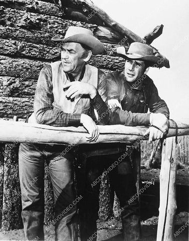 John McIntire Robert Fuller TV Wagon Train 4109-10