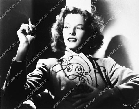 Katharine Hepburn smoking a cigarette 4301-33