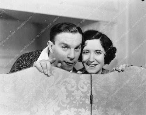 George Burns Gracie Allen portrait behind the partition 4330-24