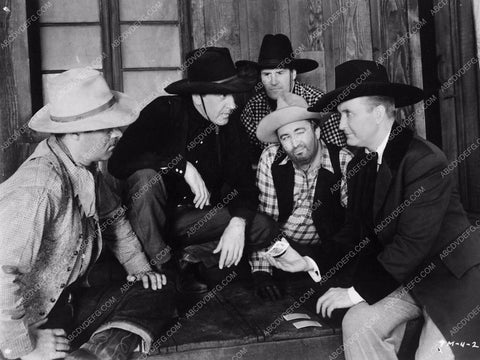 Tim McCoy and cast western film Riders of Black Mountain 4345-27