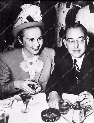 candid Hollywood Deanna Durbin at Stork Club Nightclub 4345-30