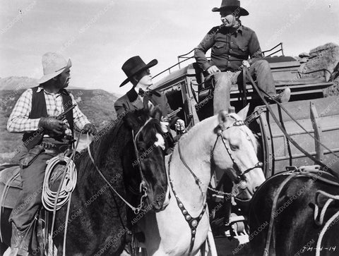 Tim McCoy and cast western film Riders of Black Mountain 4345-34