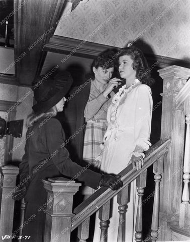 candid Shirley Temple finishing touches behind the scenes 4439-18