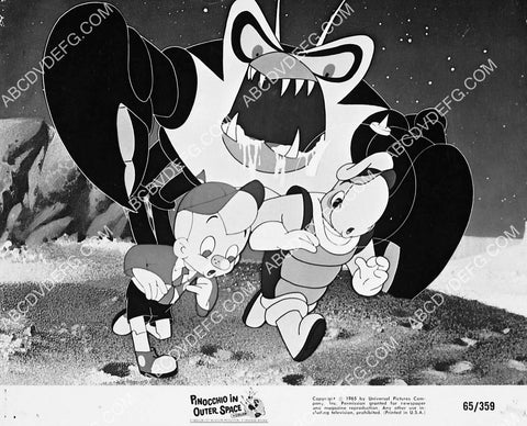 animated characters film Pinocchio in Outer Space 4513-15