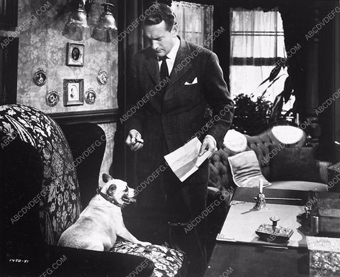 George Sanders and a dog film The Strange Affair of Uncle Harry 4565-26