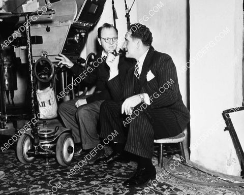 Frank Borzage sitting down a moment on set film Three Comrades 4588-28
