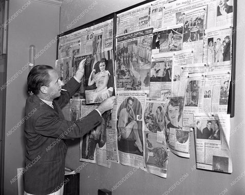 Russell Birdwell Hollywood Agent and Publicist at his desk 45bx02-102