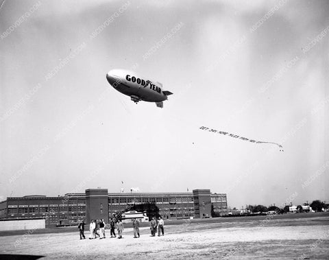 historic Long Beach Goodyear Blimp Hangar, cockpit, ground crew 45bx02-93