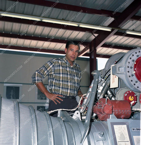 William Shatner visits Rocketdyne where JPL Space Engines are built 45bx03-100