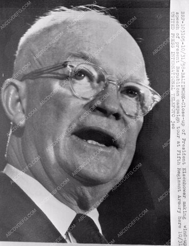 news photo President Dwight D. Eisenhower 45bx03-106
