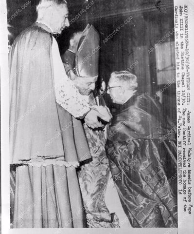 James Cardinal McIntyre Pope John XXIII new pontiff ceremonies 45bx03-116
