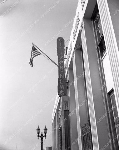 historic Los Angeles Hollywood Citizen News Building 45bx04-06