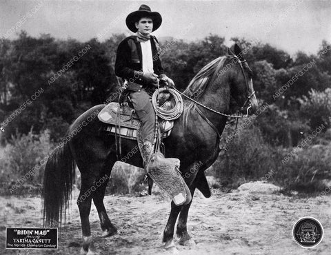 Hollywood's premier stunt man Yakima Canutt film Ridin' Mad 45bx04-23