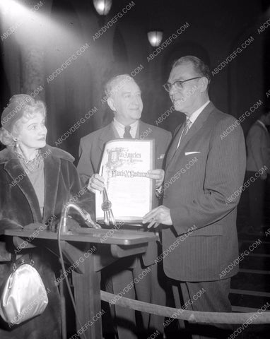 news photo Francis X. Bushman and wife out for events 45bx04-43